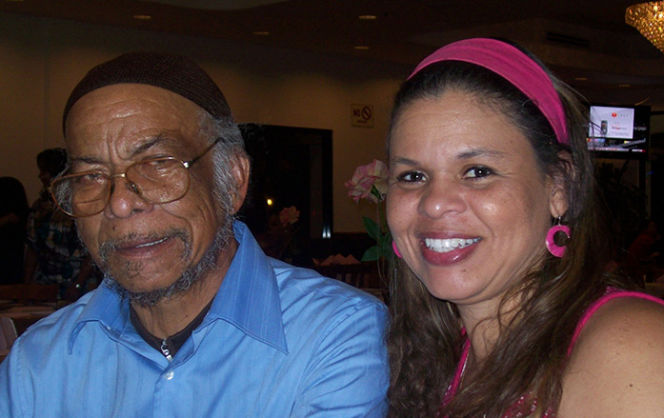 Crystal Jackson and her father, Lionel Grandison