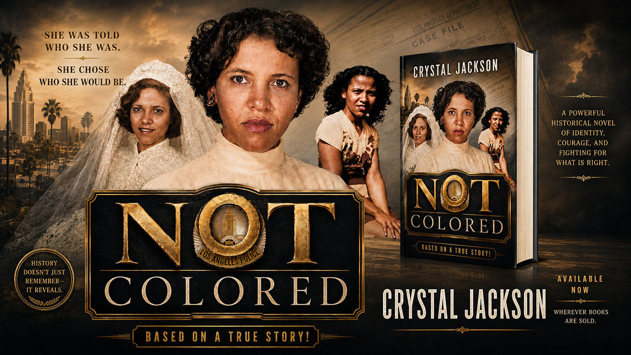 Book Banner for Not Colored by Crystal Jackson