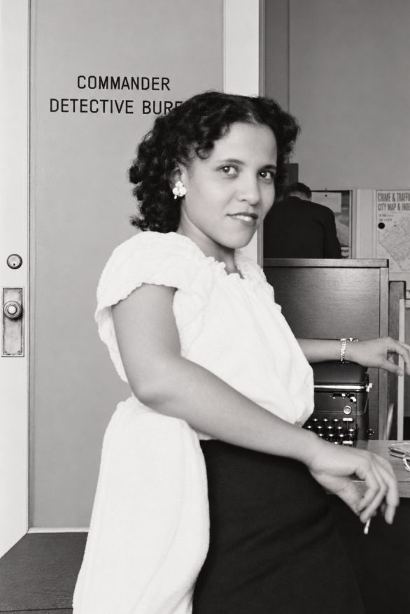 Veda James at LAPD Newton Division in 1945